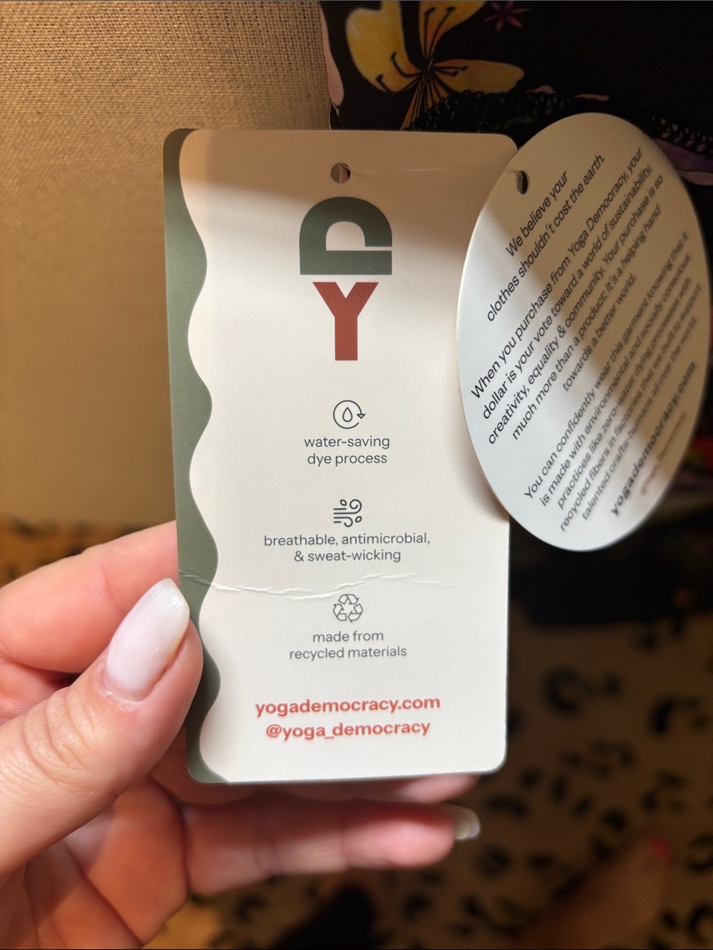 BNWT Yoga Democracy Original Belle - Divine Feminine - Picture 3 of 9